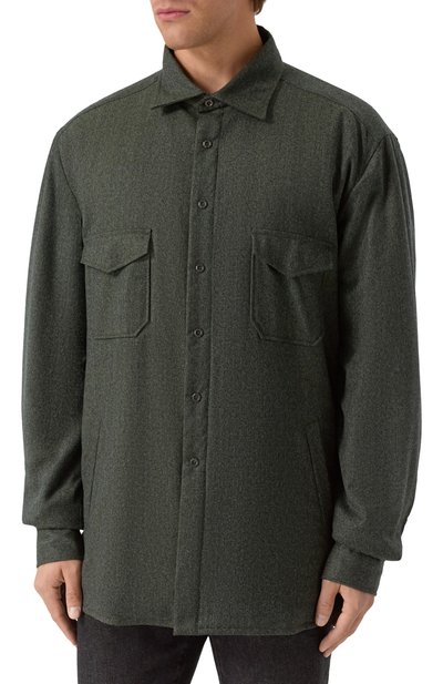 Шерстяная рубашка STEFANO RICCI, арт. MC008053/RD3001, фото 3