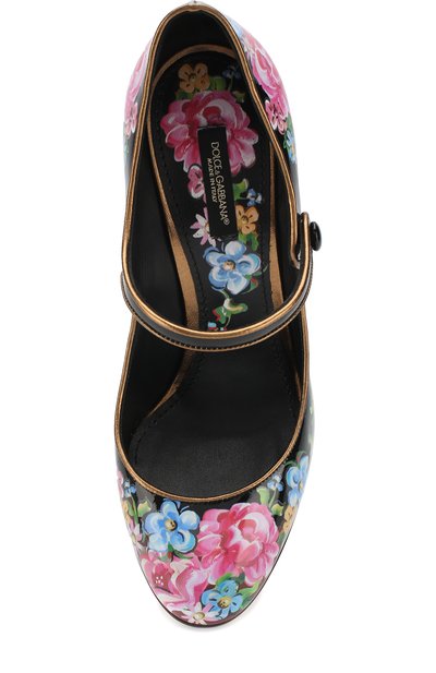 Лаковые туфли матрешка на фигурном каблуке DOLCE & GABBANA, арт. CD1097/AV172, фото 5