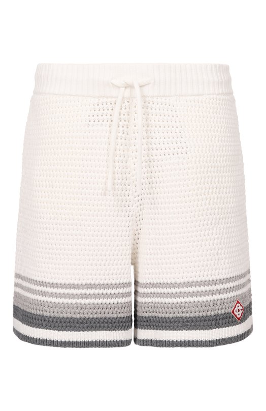 Хлопковые шорты Casablanca M-SP26-KW-934-01 Белый M-SP26-KW-934-01