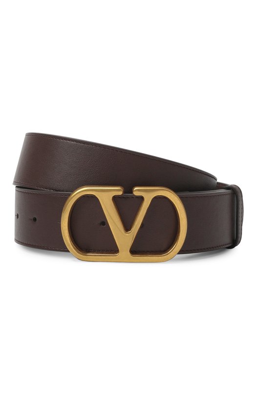 Кожаный ремень Valentino 7Y2T0SQ7/IYR Коричневый 7Y2T0SQ7/IYR