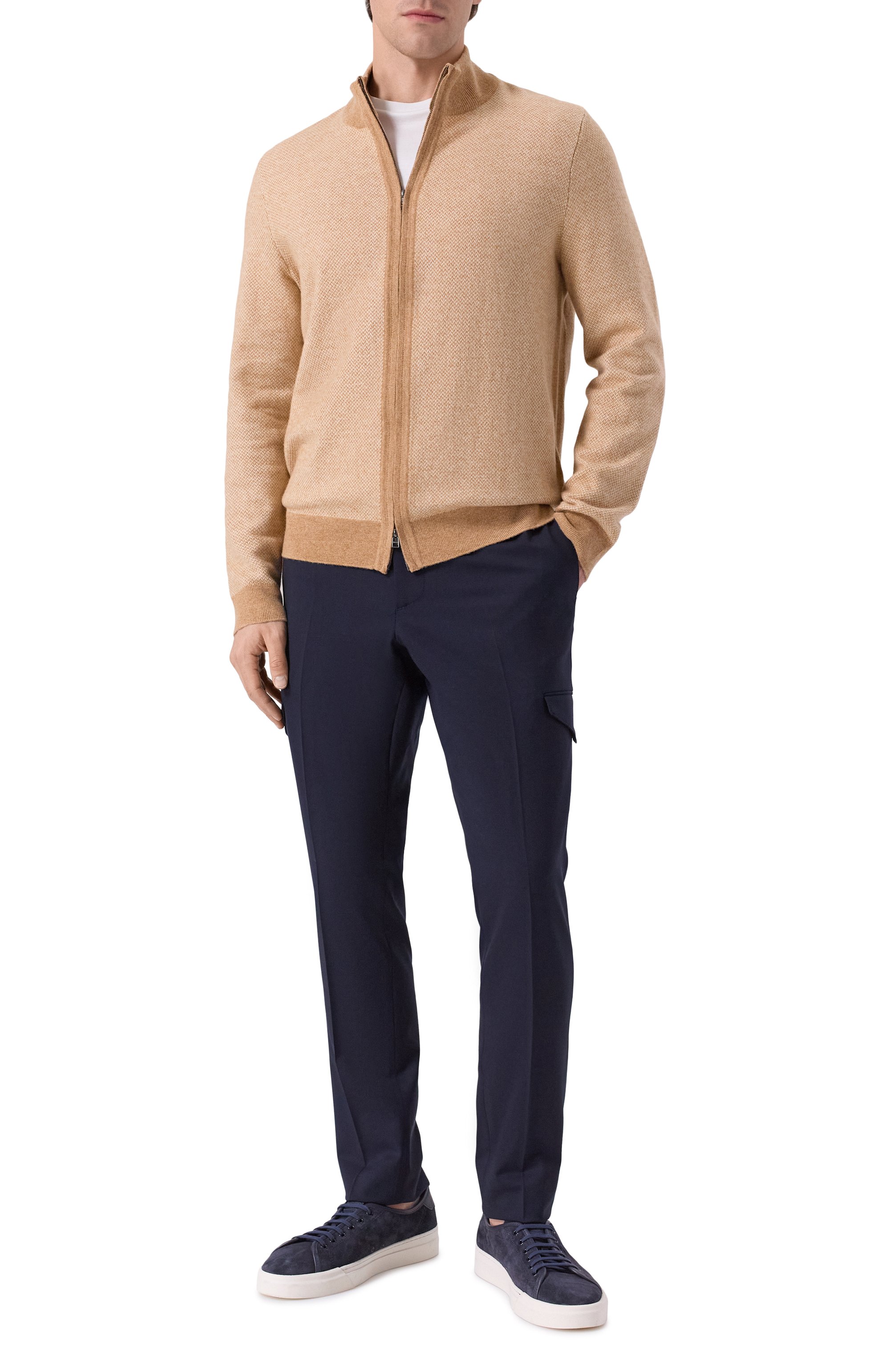 Кардиган из шерсти и хлопка BOSS, арт. 50549950, фото 2