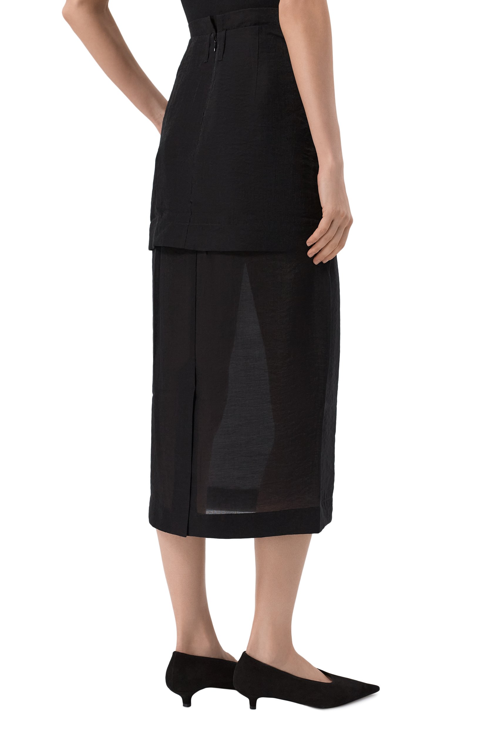 Юбка YUZEFI, арт. NIMA-LAYERED PENCIL SKIRT, фото 4