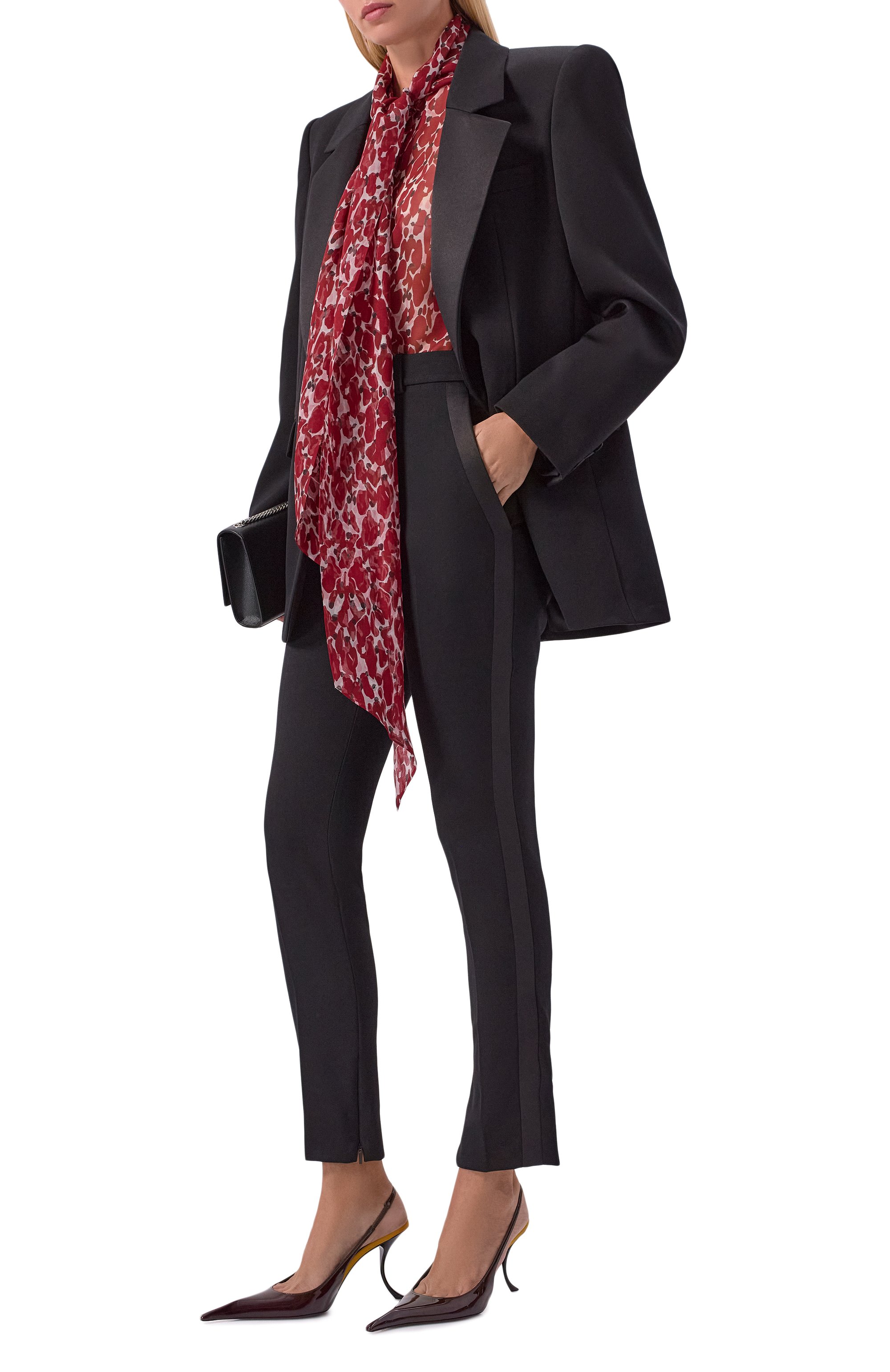 Кожаные туфли apolline 85 SAINT LAURENT, арт. 852535/1TVAN, фото 3