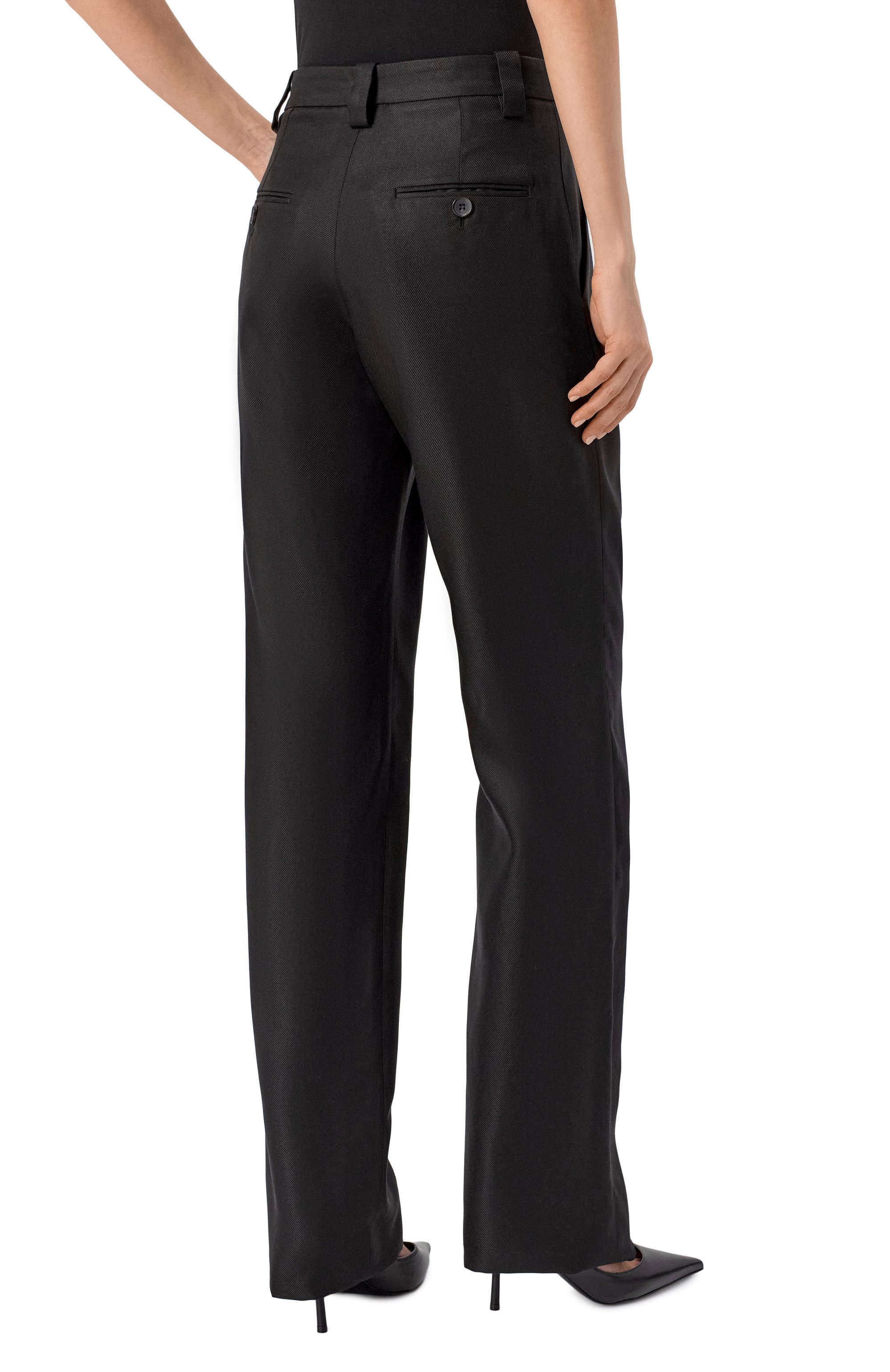 Шелковые брюки MVST, арт. M25.1PW.T003/ZEGNA, фото 4