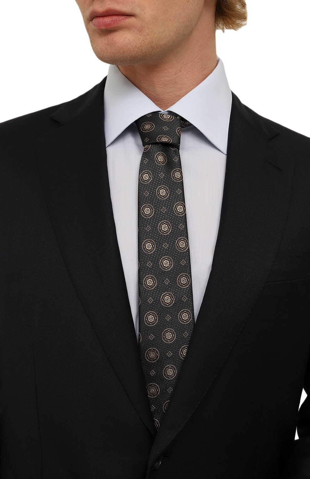 Шелковый галстук CANALI, арт. 18/HJ03865, фото 2