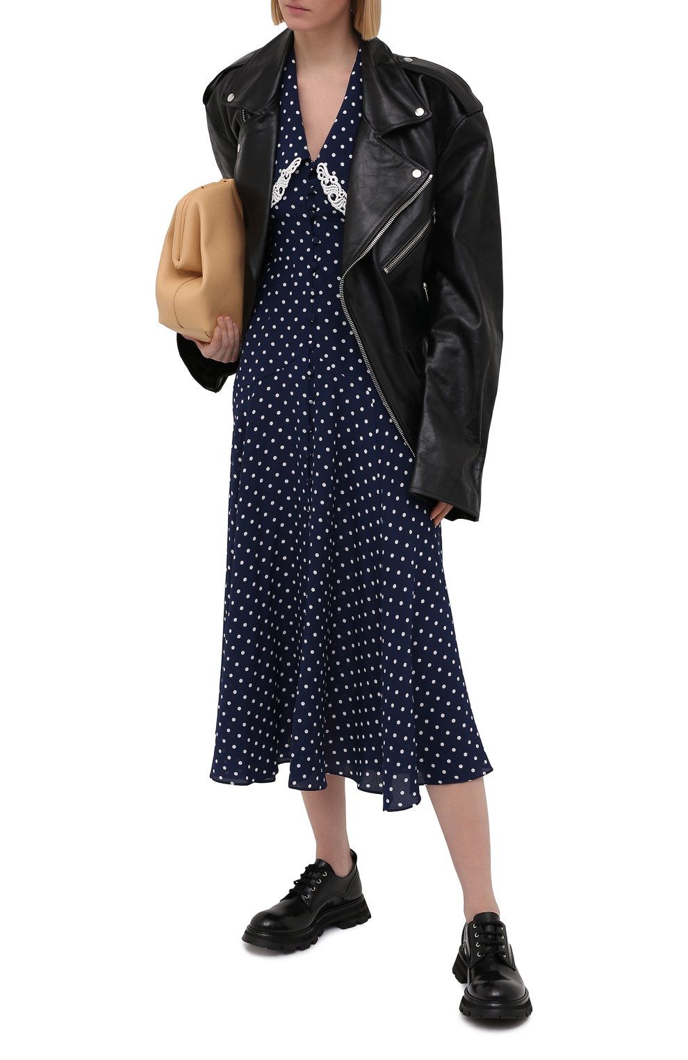 Шелковое платье ALESSANDRA RICH, арт. FAB2350-F3132, фото 2