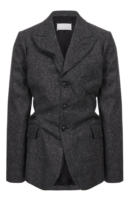 Шерстяной жакет Maison Margiela S29BN0412/M35569 Серый S29BN0412/M35569