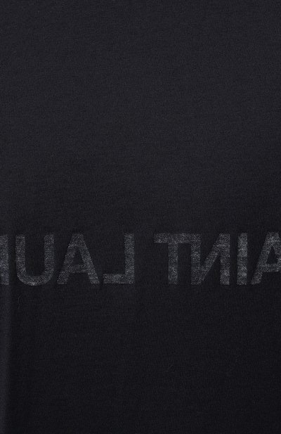 Хлопковая футболка SAINT LAURENT, арт. 663278/Y37AW, фото 5