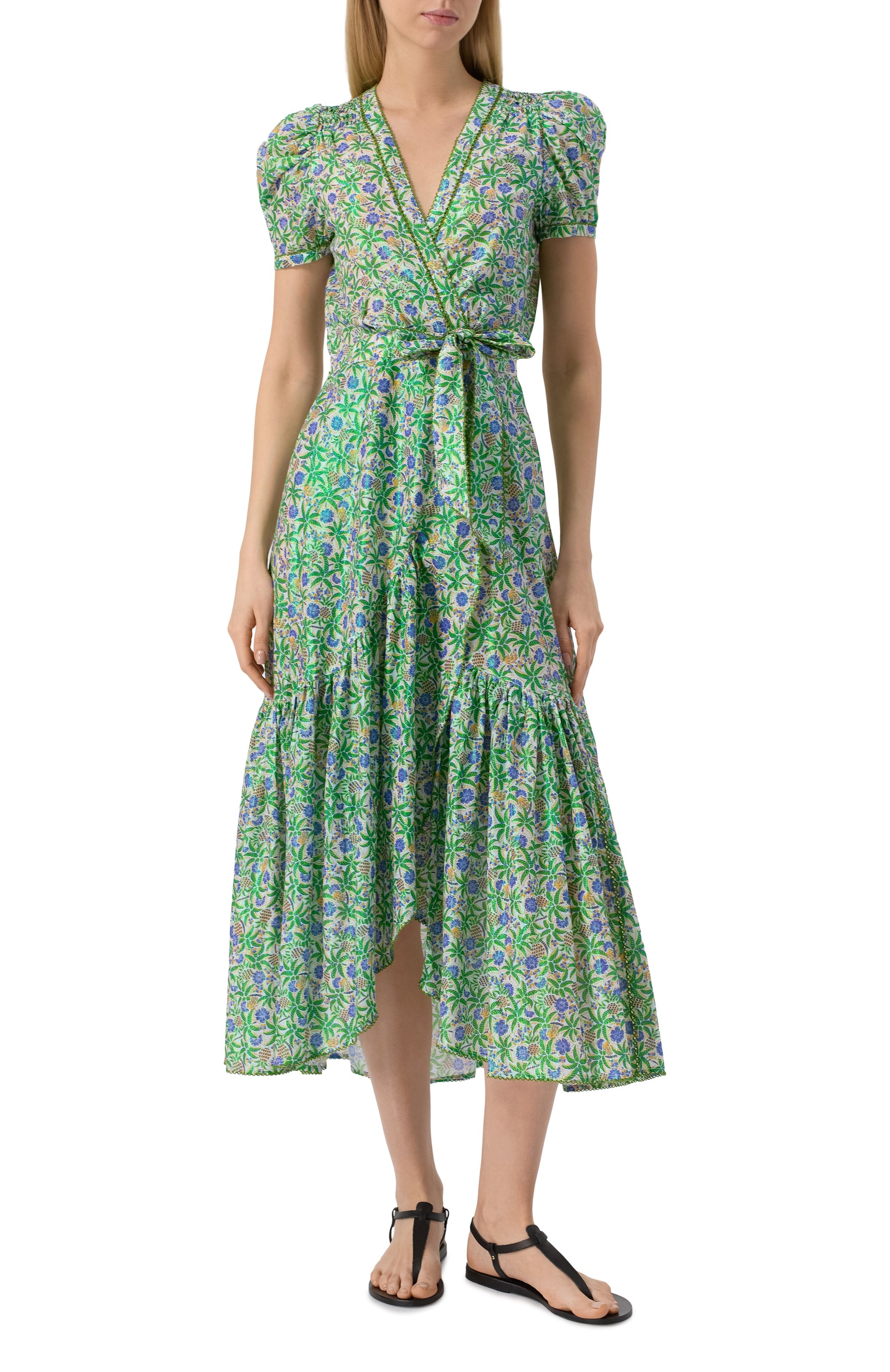 Хлопковое платье POUPETTE ST BARTH, арт. W3AR25LKHNB, фото 3