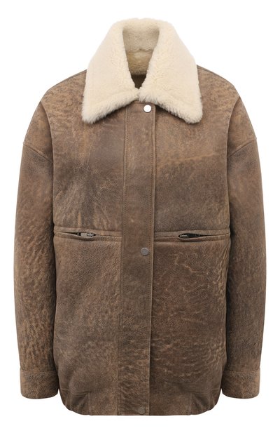 Двусторонняя дубленка из овчины LUDA NIKISHINA, арт. FJ/VILLE/np-kr/copper, фото 1