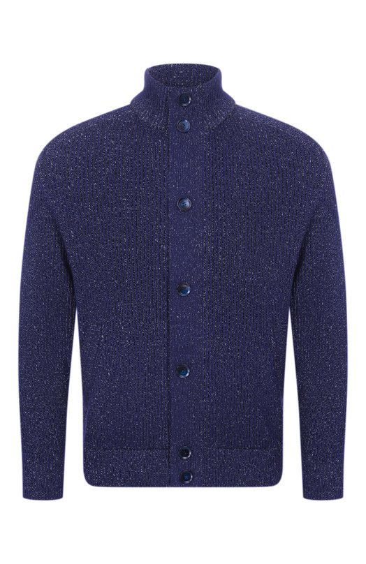 Кардиган из хлопка и шерсти Brioni UMIF0L/PDK11 Синий UMIF0L/PDK11
