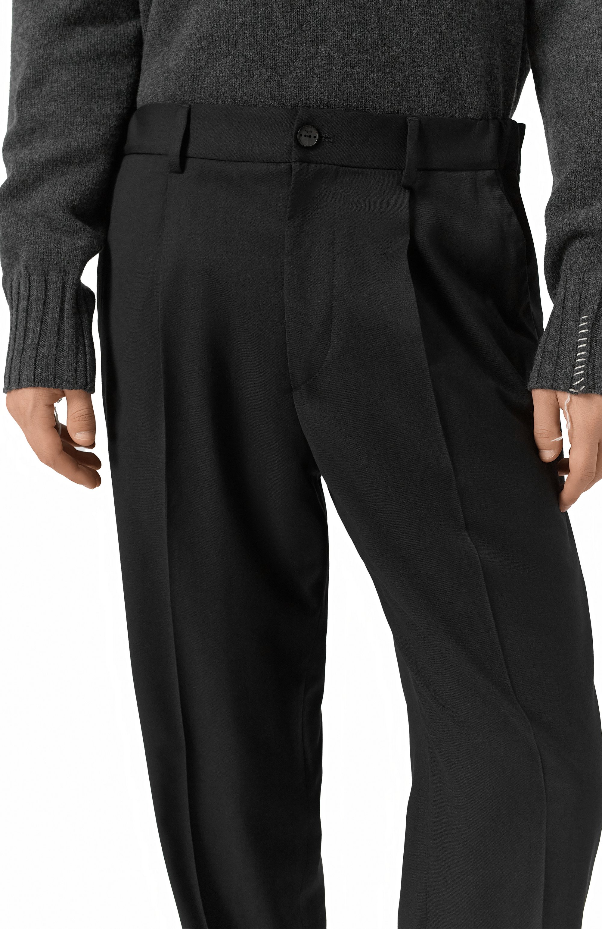 Брюки из шерсти и вискозы HEVO, арт. T0RRECANNE 24/I743, фото 5