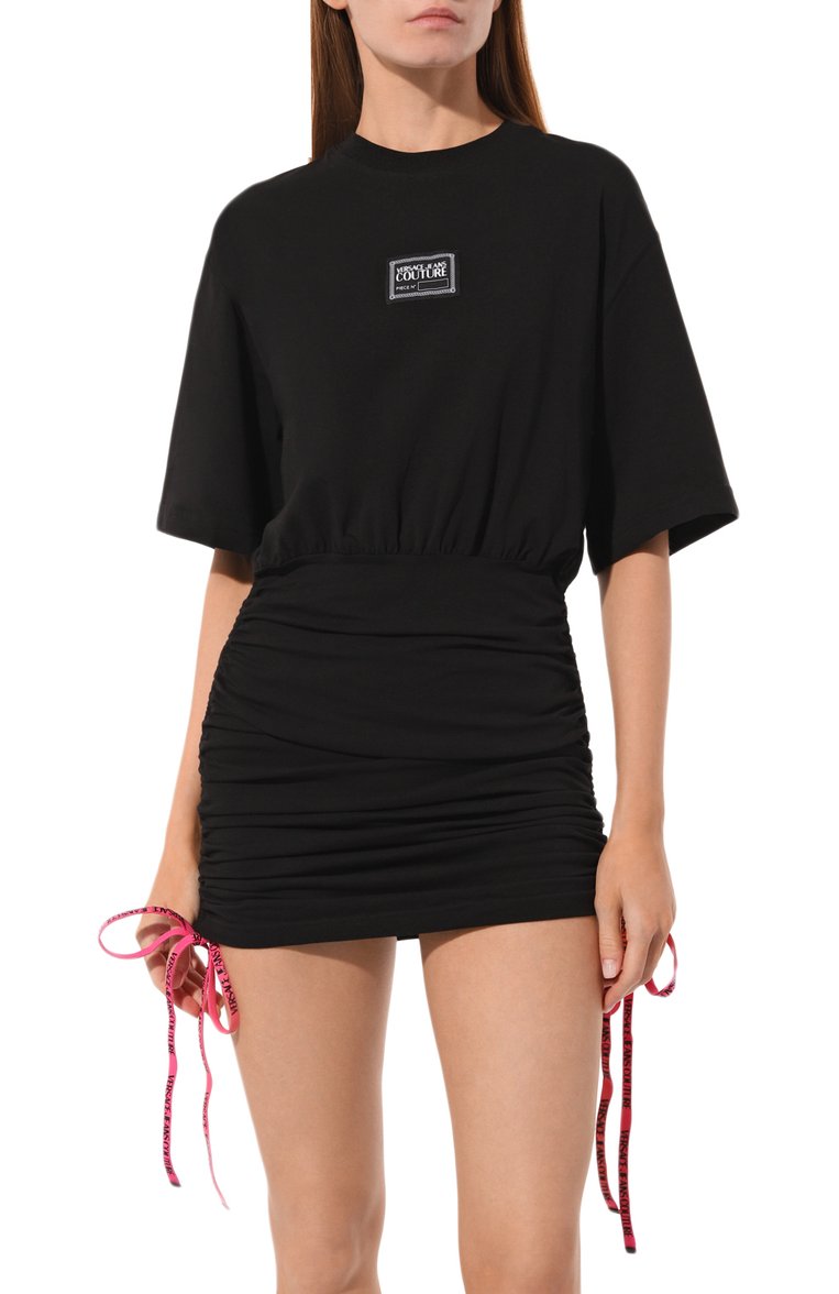 Хлопковое платье VERSACE JEANS COUTURE, арт. 74HA0972/J0020, фото 1