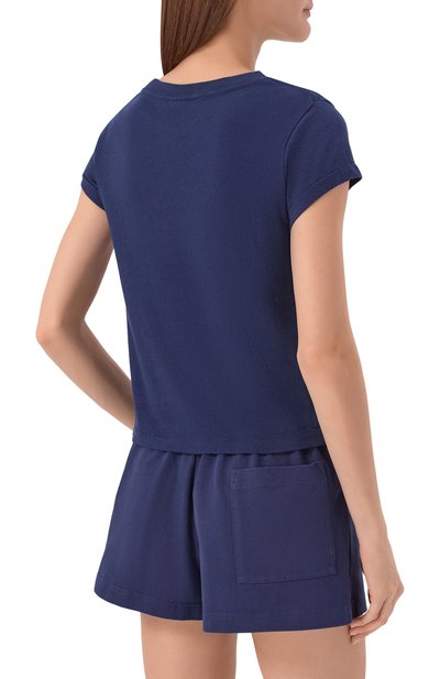 Хлопковая футболка SPORTY AND RICH, арт. T011176218BL106, фото 4