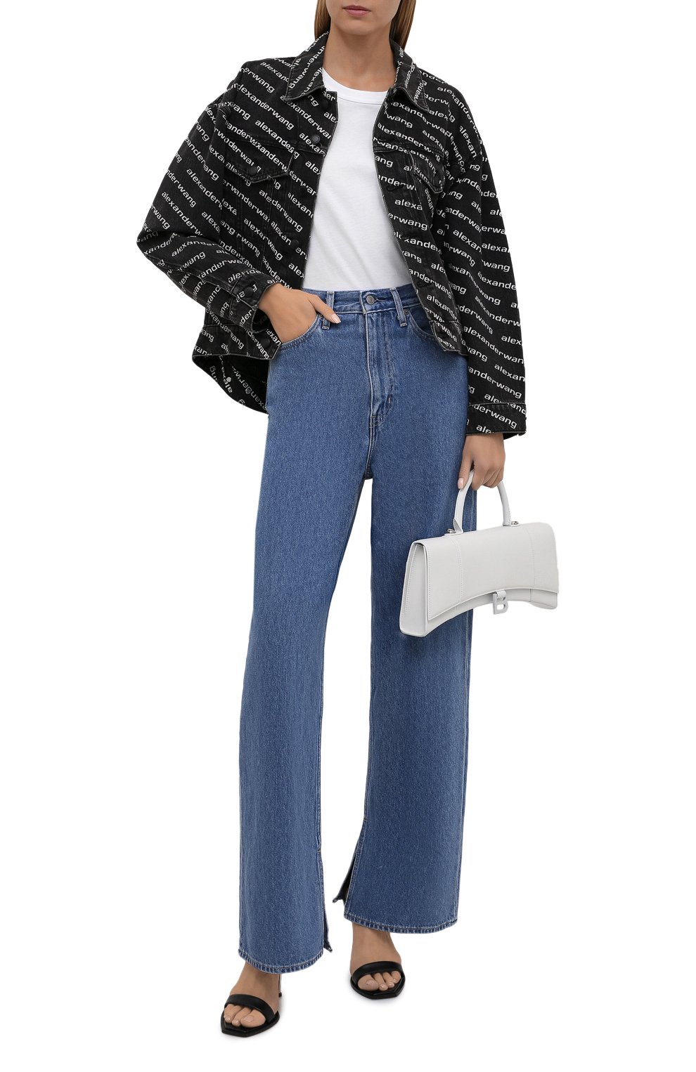 Хлопковая футболка ALEXANDERWANG.T, арт. 4CC3211281, фото 2