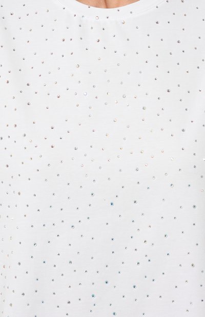 Хлопковая футболка с отделкой стразами FLASHIN, арт. SS24TRST, фото 5