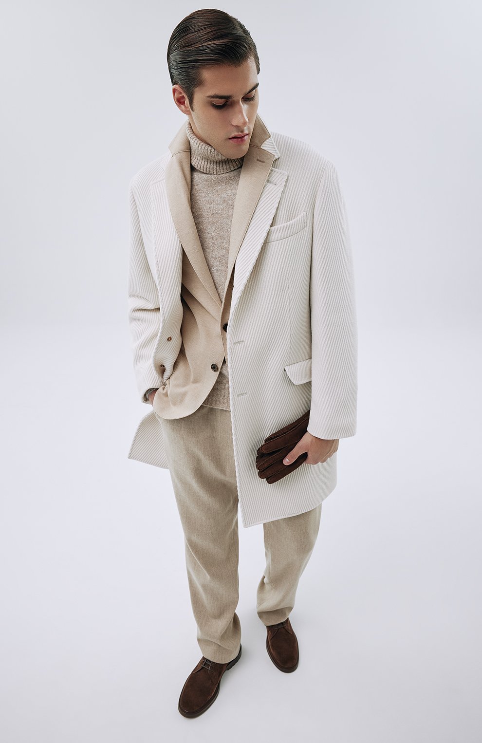 Замшевые перчатки BRUNELLO CUCINELLI, арт. MPMLPB2182, фото 4