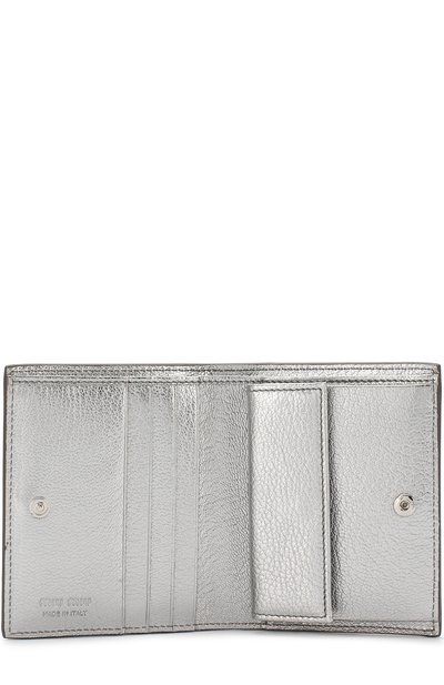 Кожаный кошелек с логотипом бренда MIU MIU, арт. 5MV204-34-F0135, фото 3