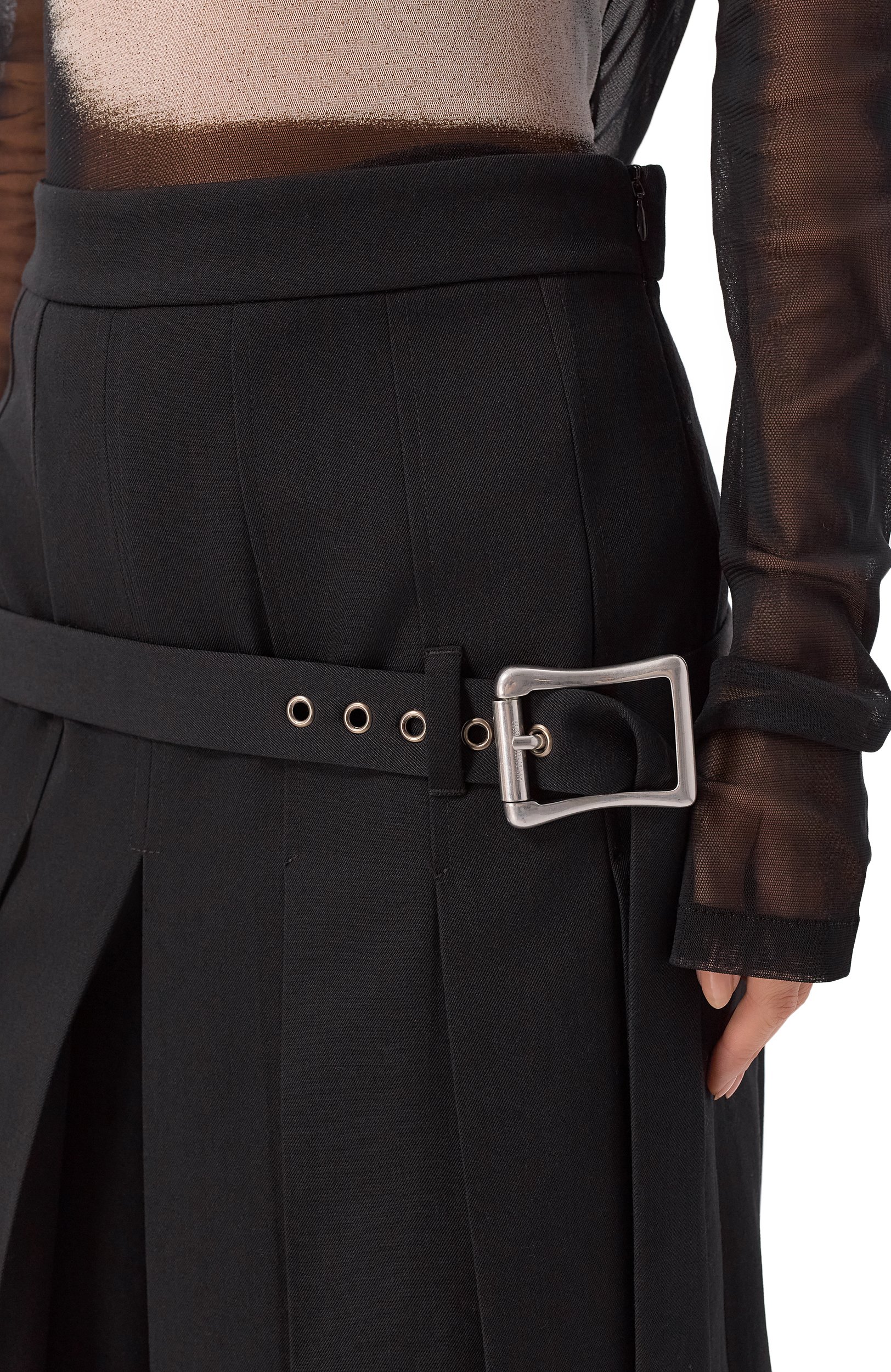 Шерстяные кюлоты ANN DEMEULEMEESTER, арт. B0014516/FA761, фото 5
