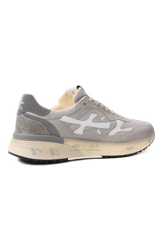 Комбинированные кроссовки Mick 0.1 Premiata MICK0.1/VAR 8117 Серый  MICK0.1/VAR 8117 Фото 4