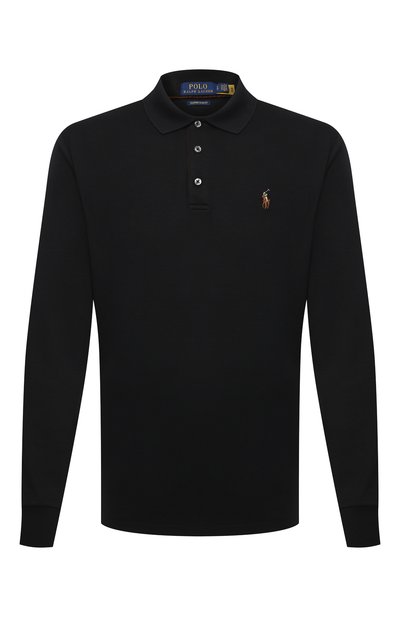 Хлопковое поло с длинными рукавами POLO RALPH LAUREN, арт. 710671785, фото 1