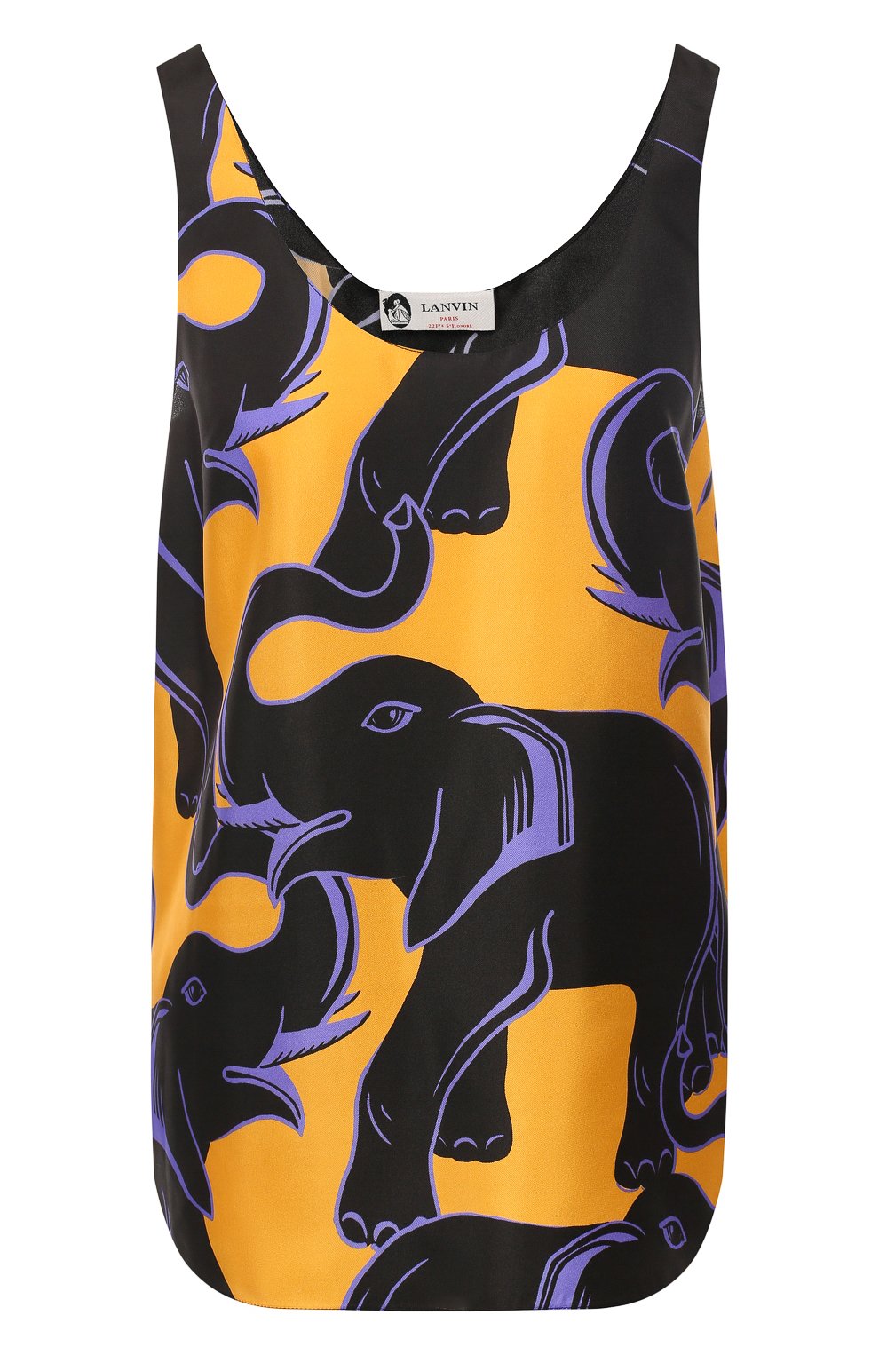 Шелков ый топ LANVIN, арт. RW-T0651I-4080-P19, фото 1