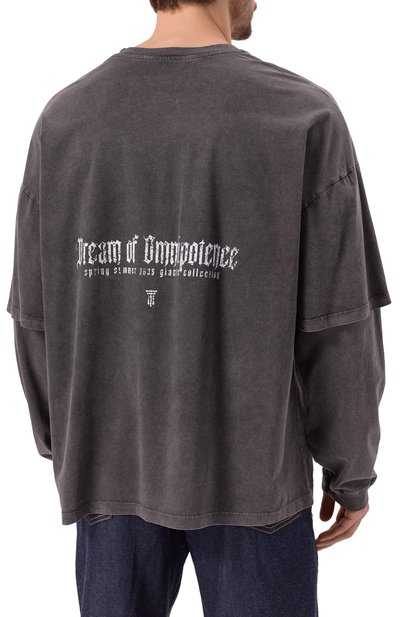 Хлопковый лонгслив DIEGO VENTURINO, арт. DVTSMLCD00, фото 4