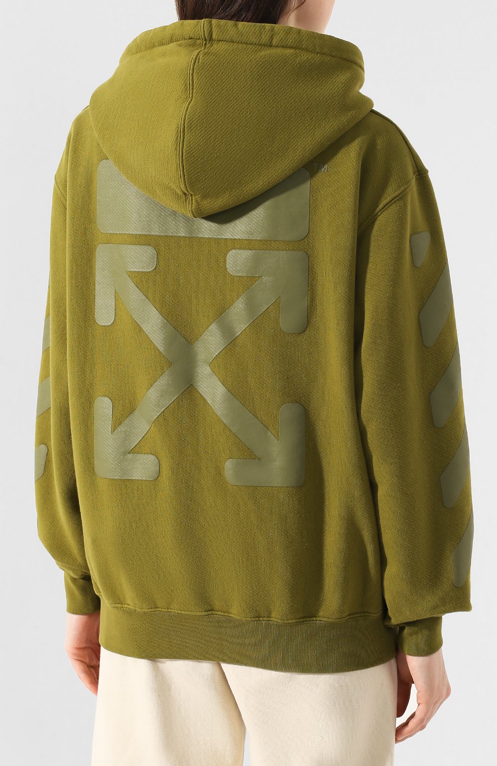 Хлопковая толстовка OFF-WHITE, арт. 0WBE005R20F301254343, фото 4