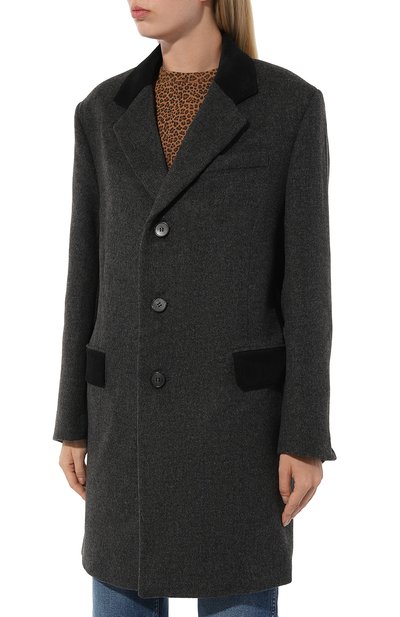 Шерстяное пальто DUNST темно-серого цвета по цене 34700 руб., арт. UDC02D127G2, фото 3 Шерстяное пальто DUNST, арт. UDC02D127G2, фото 3