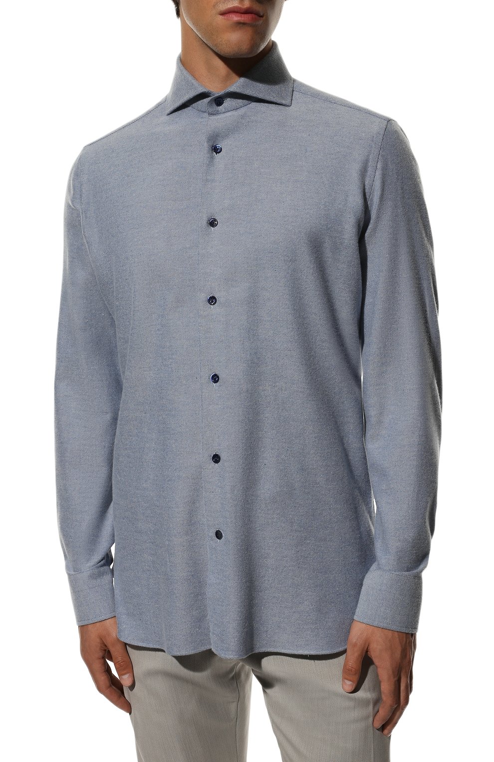 Хлопковая рубашка GIAMPAOLO, арт. 608/TS37138/LUNGA, фото 3