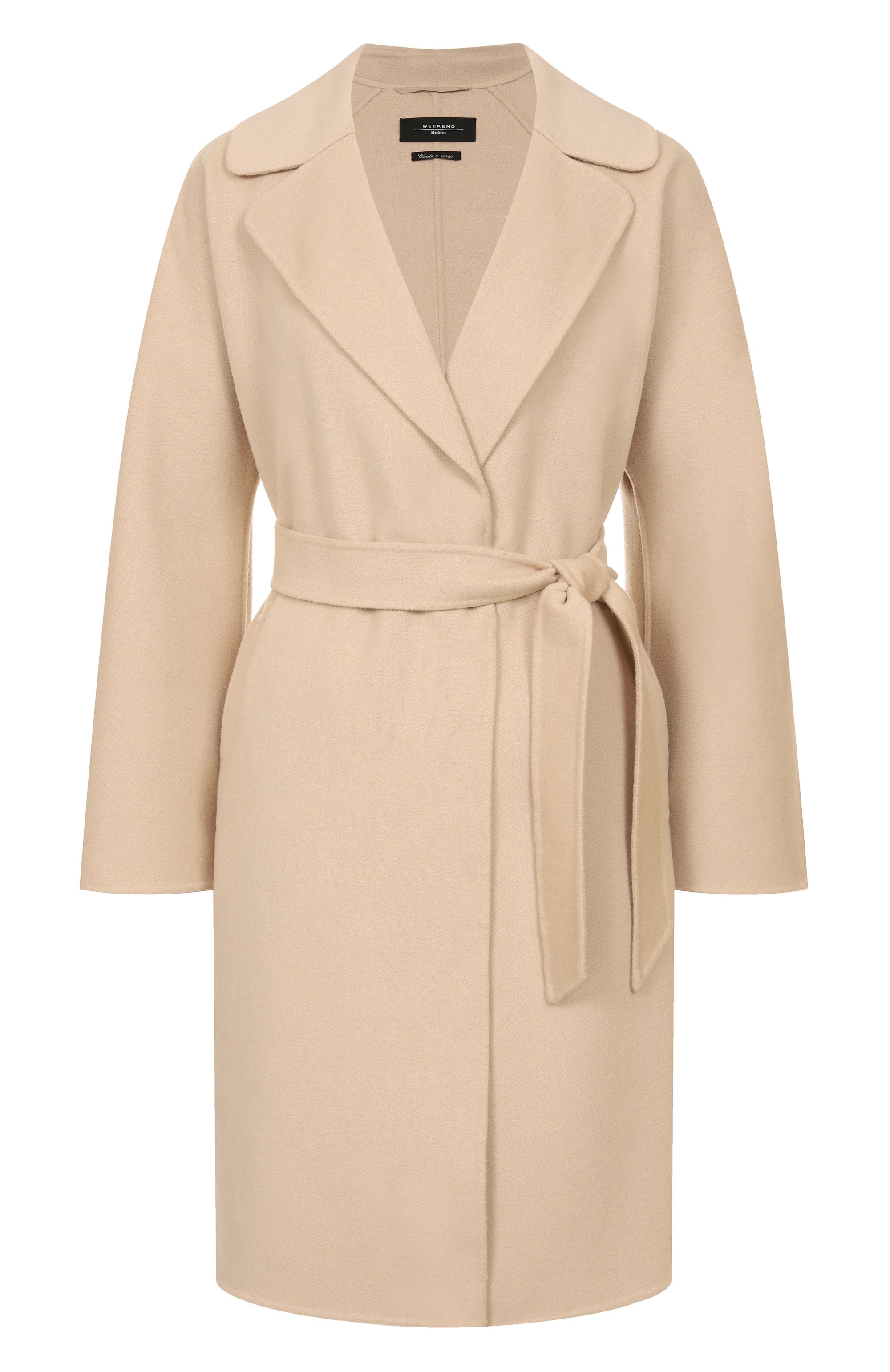 Шерстяное пальто WEEKEND MAX MARA бежевого цвета по цене 79150 руб., арт. CIVADA, фото 1 Шерстяное пальто WEEKEND MAX MARA, арт. CIVADA, фото 1