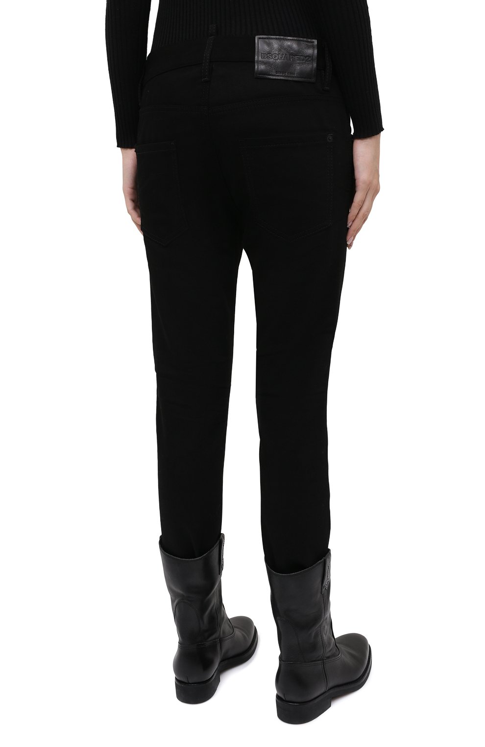 Джинсы DSQUARED2 черного цвета по цене 37750 руб., арт. S72LB0367/S30564, фото 4 Джинсы DSQUARED2, арт. S72LB0367/S30564, фото 4