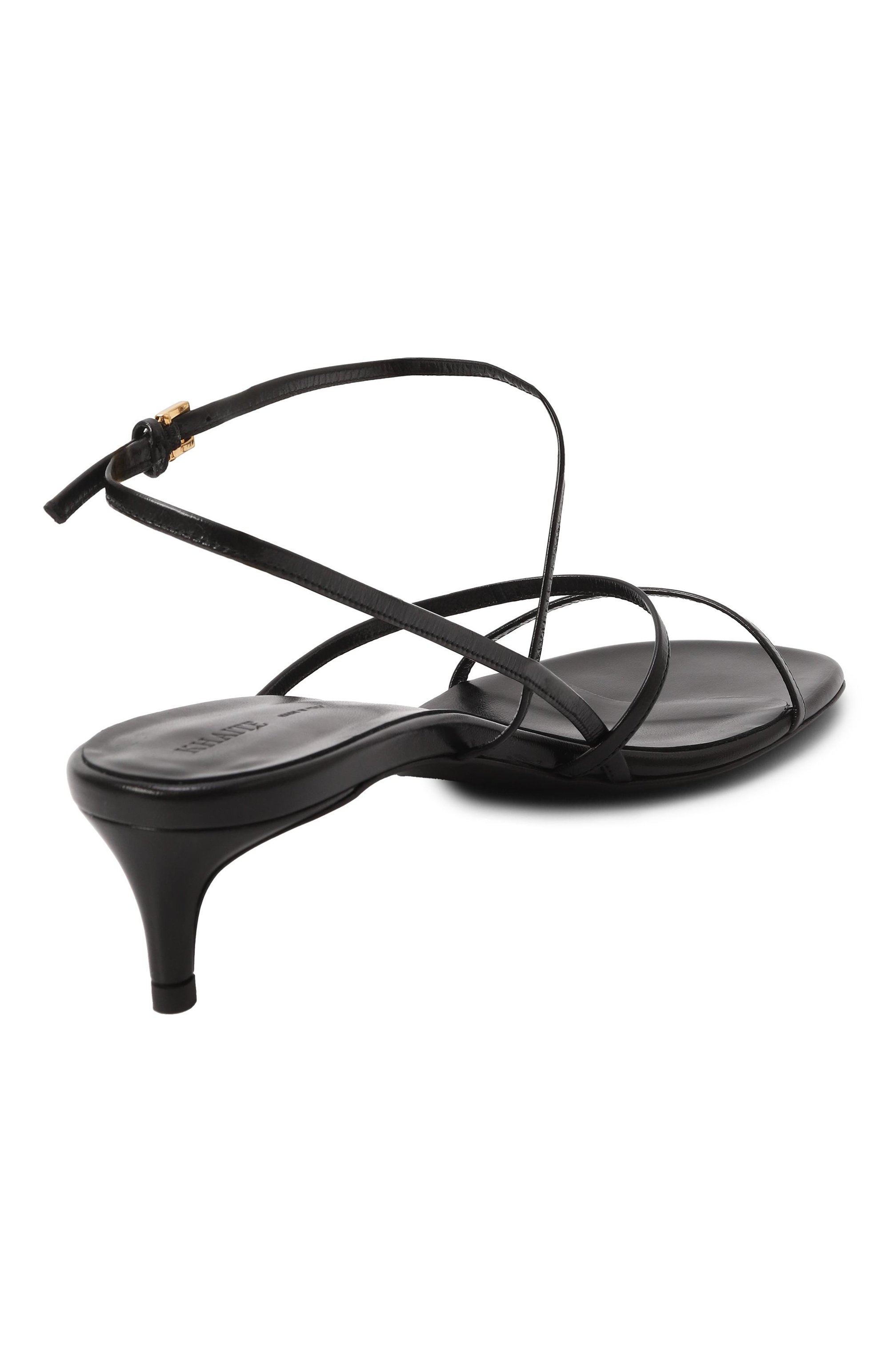 Кожаные босоножки loop KHAITE, арт. F3076-920/L00P, фото 5