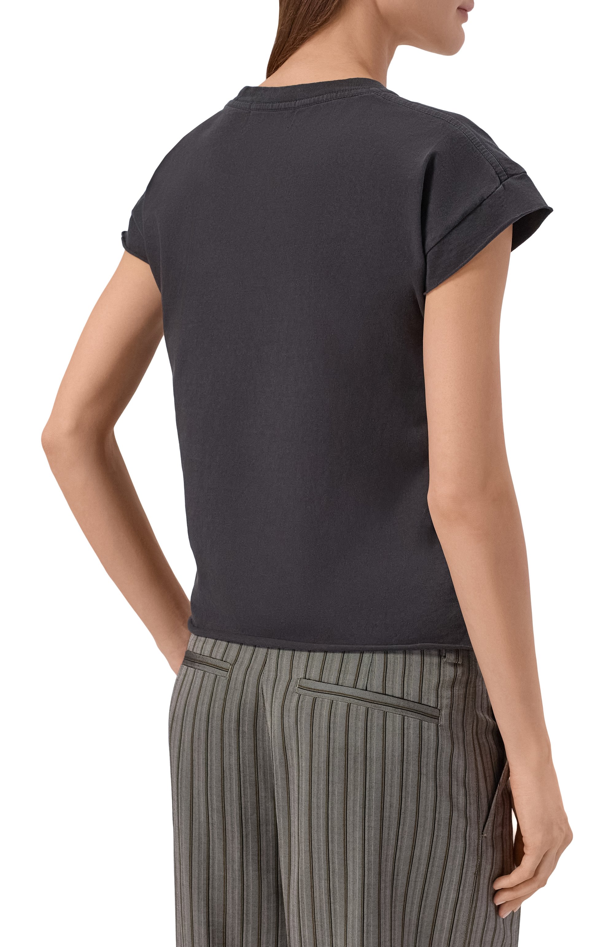 Хлопковая футболка ENFANTS RICHES DEPRIMES черного цвета по цене 88550 руб., арт. 120-564/C0TT0N, фото 4 Хлопковая футболка ENFANTS RICHES DEPRIMES, арт. 120-564/C0TT0N, фото 4