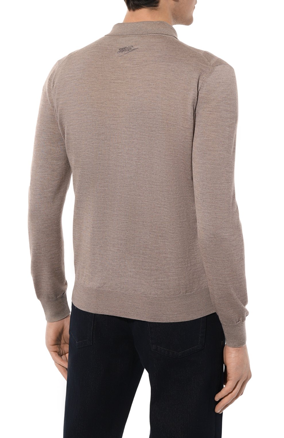 Поло из шерсти и шелка ZILLI, арт. KZP001M0230VH0000, фото 4