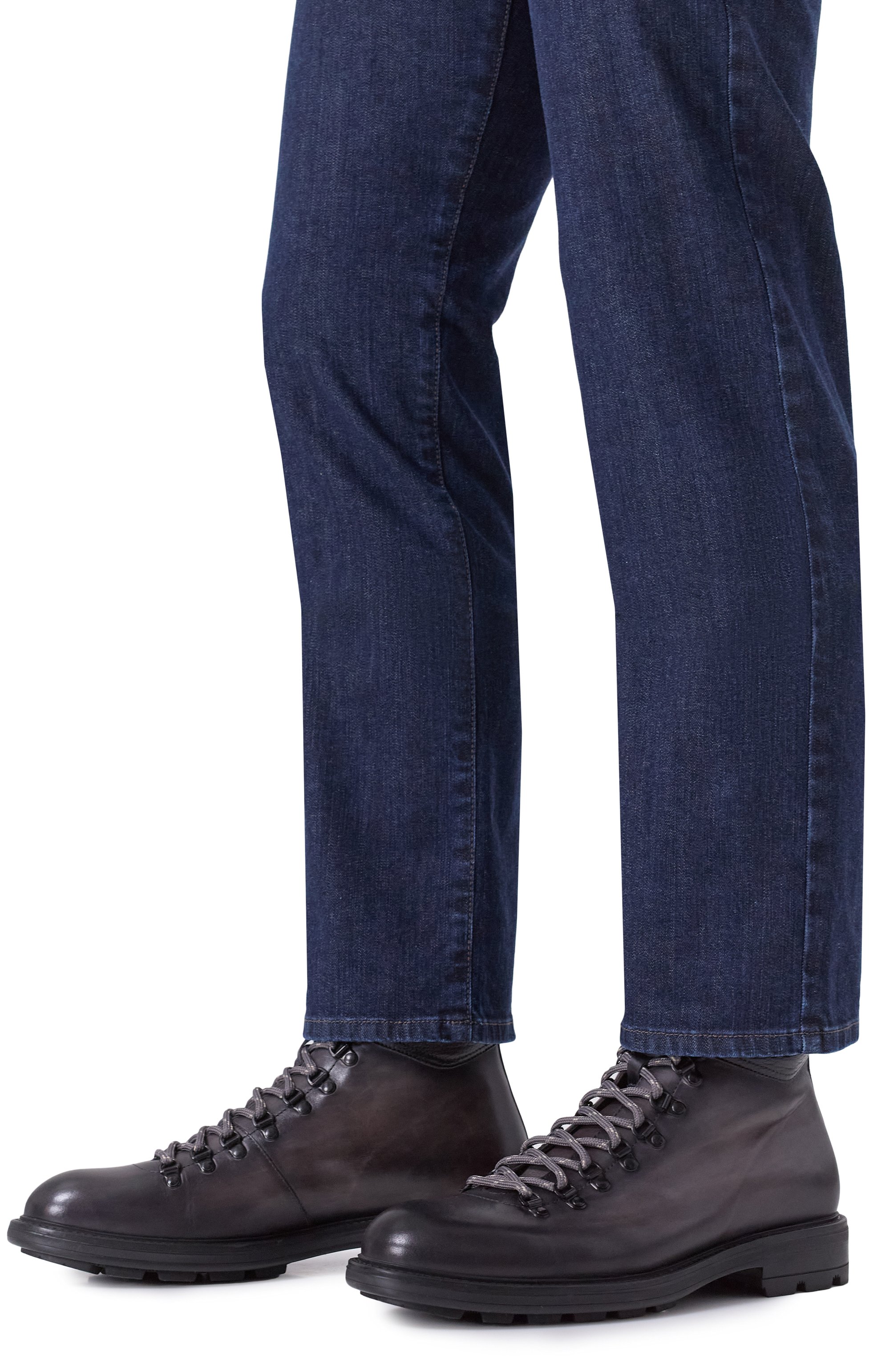 Кожаные ботинки MAGNANNI темно-серого цвета по цене 51150 руб., арт. 25407/B0WEN, фото 3 Кожаные ботинки MAGNANNI, арт. 25407/B0WEN, фото 3