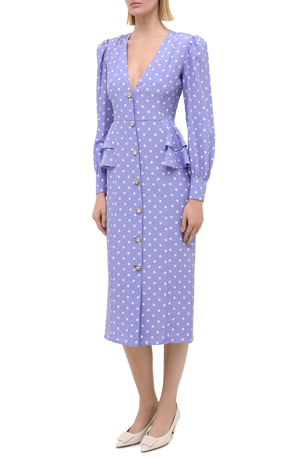 Шелковое платье ALESSANDRA RICH, арт. FAB2222-F2923, фото 3