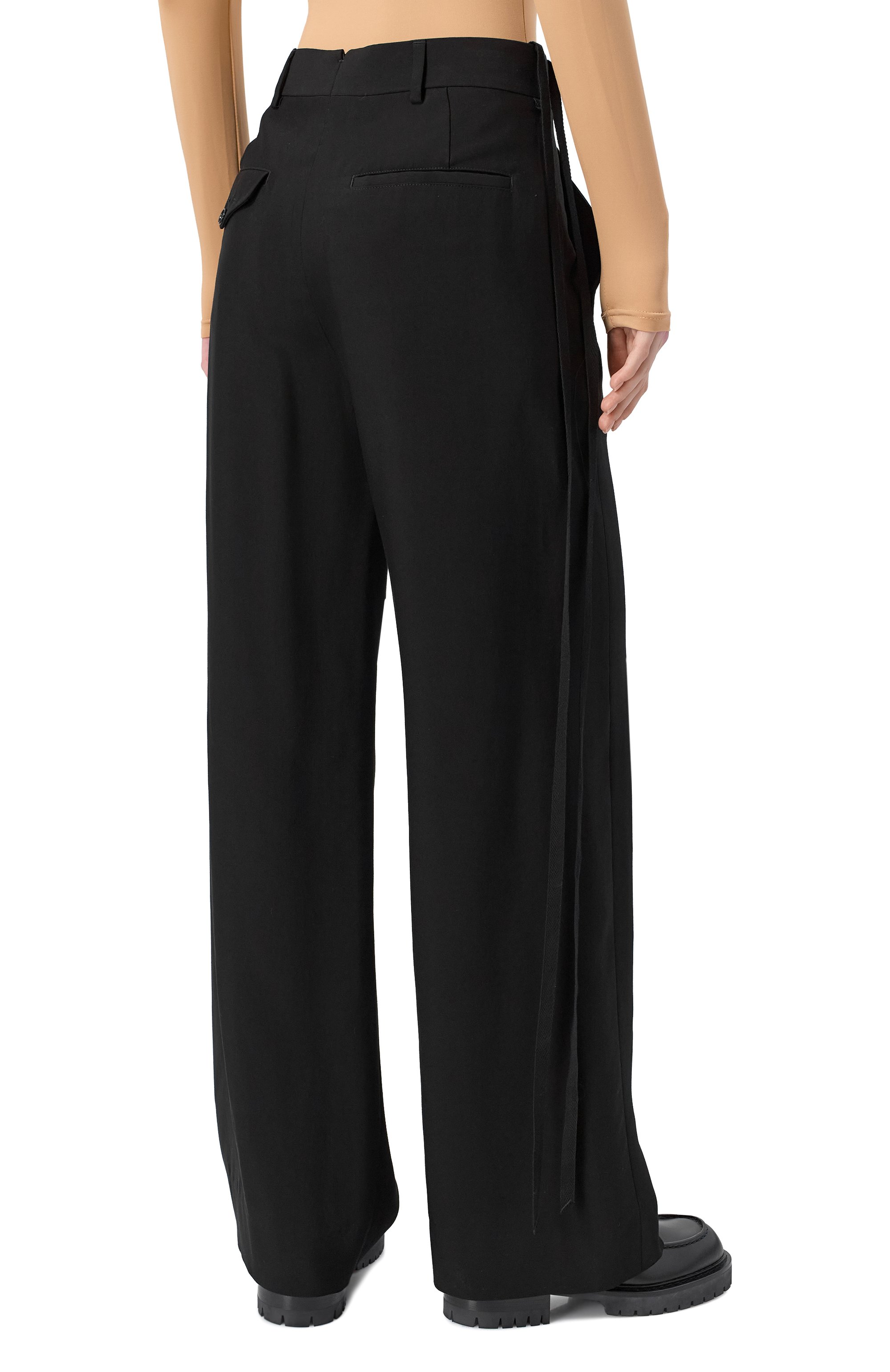 Брюки из вискозы ANN DEMEULEMEESTER, арт. B0010192/FA558, фото 4