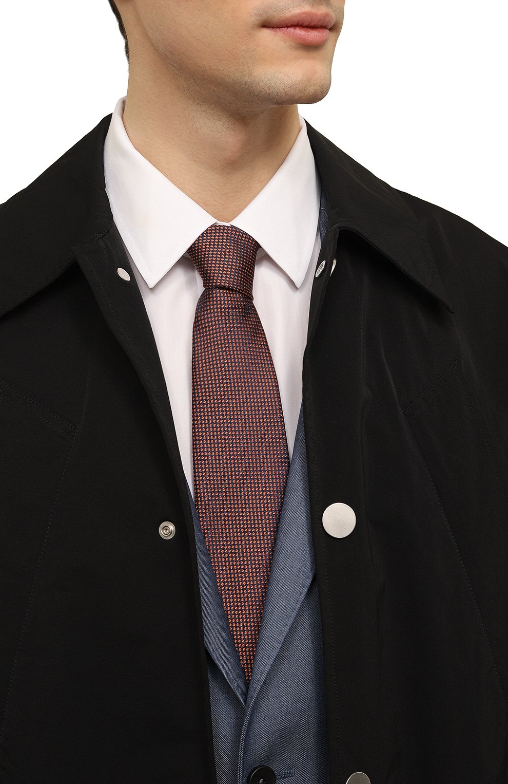 Шелковый галстук KITON, арт. UCRVKLC05H11, фото 2