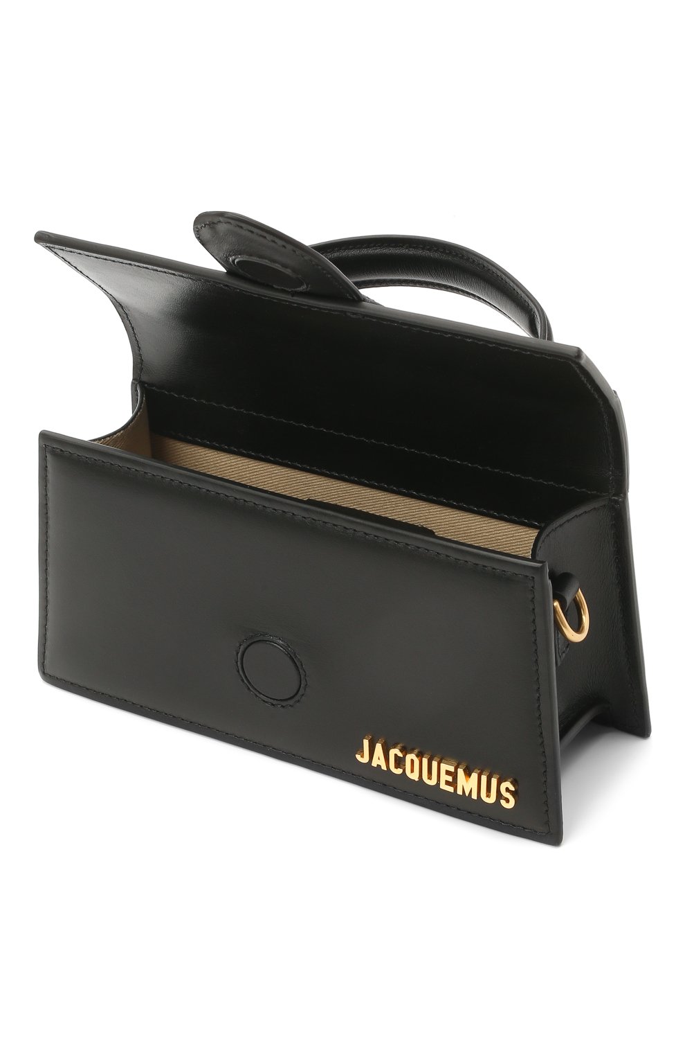 Сумка le bambino JACQUEMUS черного цвета по цене 77250 руб., арт. 211BA07/300990, фото 4 Сумка le bambino JACQUEMUS, арт. 211BA07/300990, фото 4