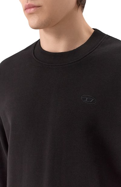 Хлопковый свитшот DIESEL, арт. A11303/0GYCJ, фото 5