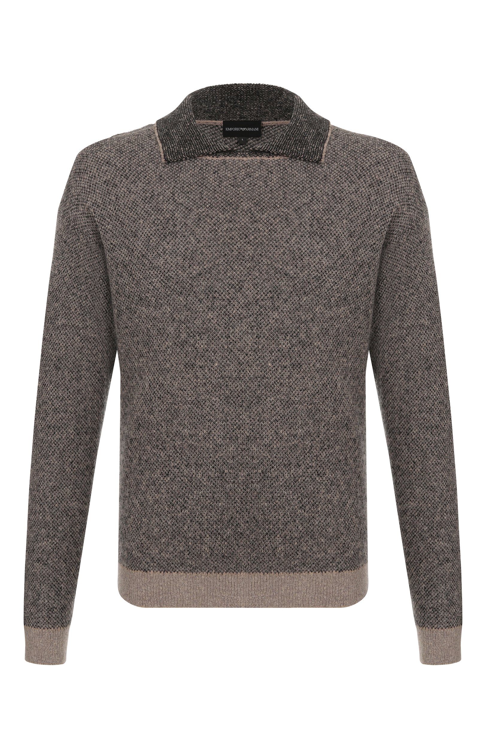 Свитер EMPORIO ARMANI серого цвета по цене 49600 руб., арт. EM006363/AF27940, фото 1 Свитер EMPORIO ARMANI, арт. EM006363/AF27940, фото 1