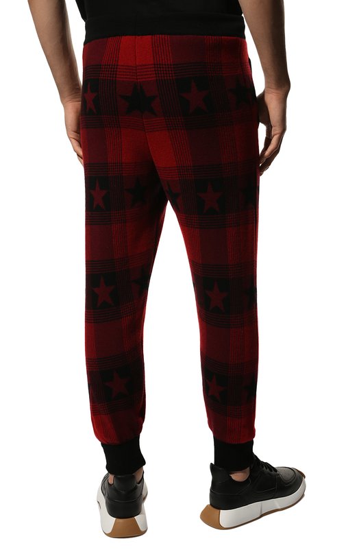 Джоггеры из шерсти и кашемира Bardqua Красный, фото 4