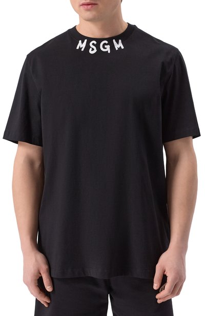 Хлопковая футболка MSGM, арт. 3840MM102/257002, фо�то 3
