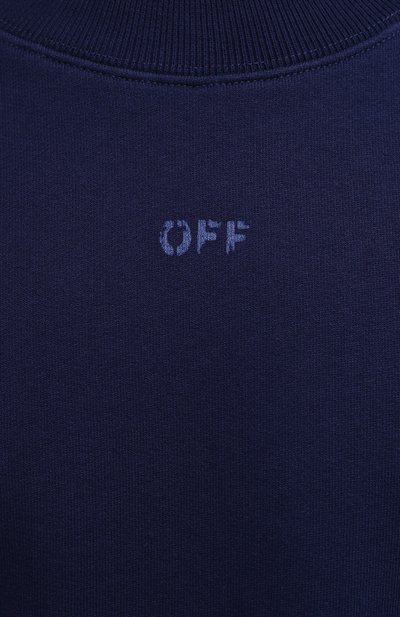 Хлопковый свитшот OFF-WHITE, арт. 0MBA054F21FLE007, фото 5