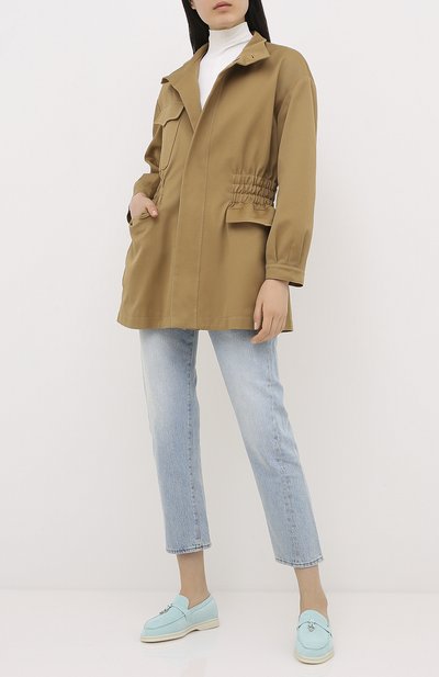 Замшевые лоферы summer charms walk LORO PIANA, арт. FAE5444, фото 2