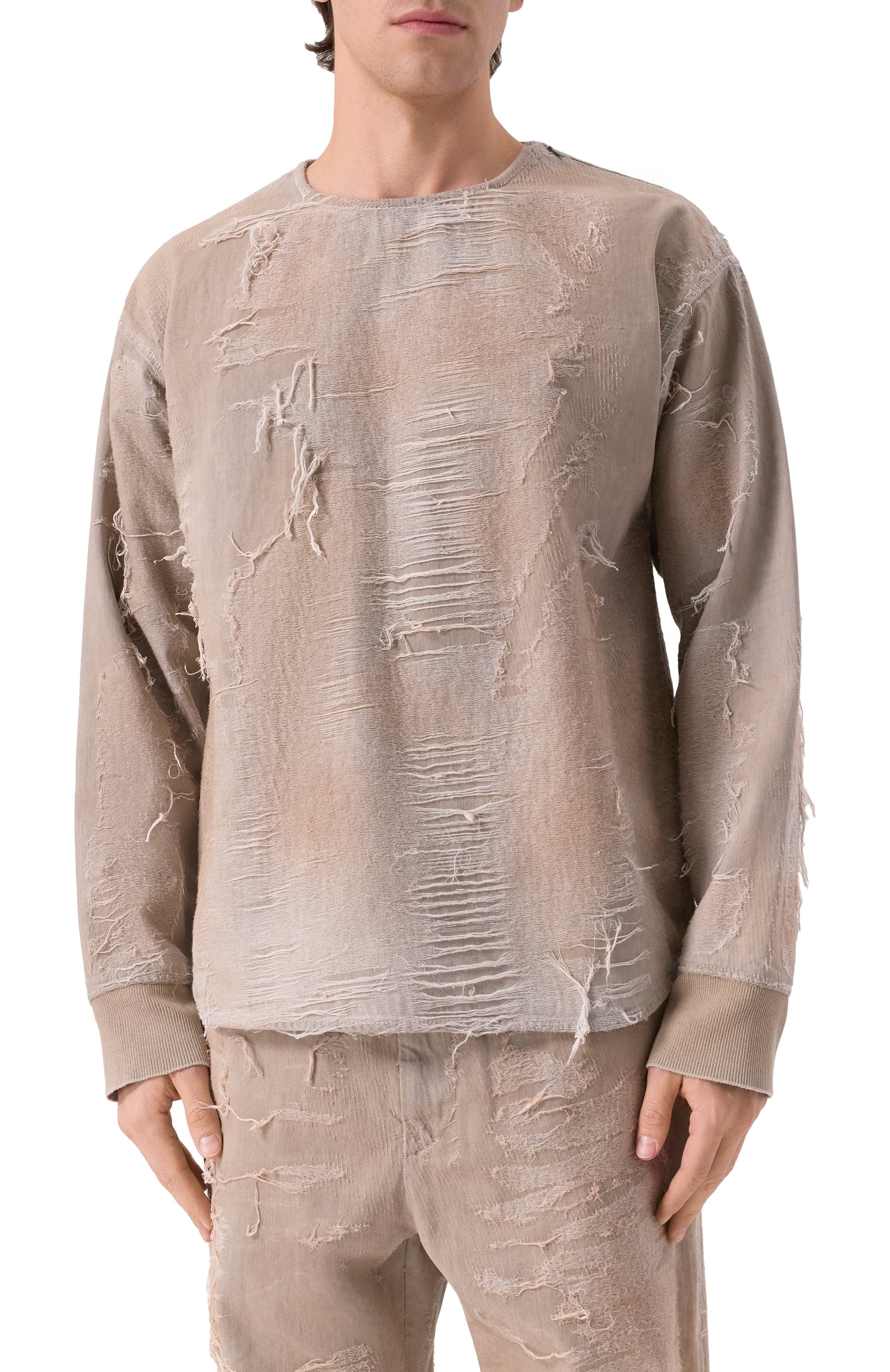 Хлопковый лонгслив DIESEL, арт. A18195/007AU, фото 3