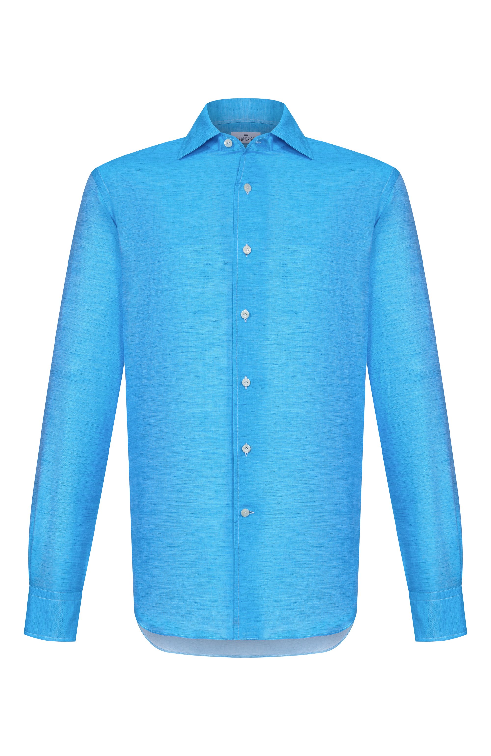 Рубашка из хлопка и льна ALESSANDRO GHERARDI, арт. D0UBLE/7670, фото 1