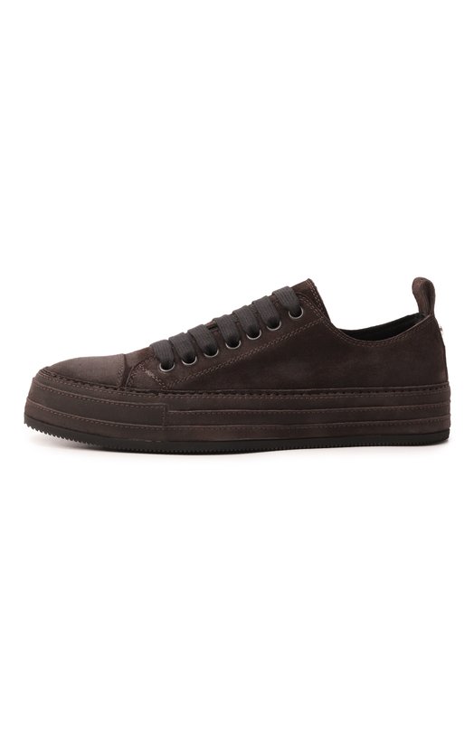 Замшевые кеды Nono Ann Demeulemeester B0012569/LT182 Коричневый  B0012569/LT182 Фото 4