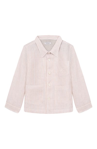Льняная рубашка BRUNELLO CUCINELLI, арт. BH762CA03R